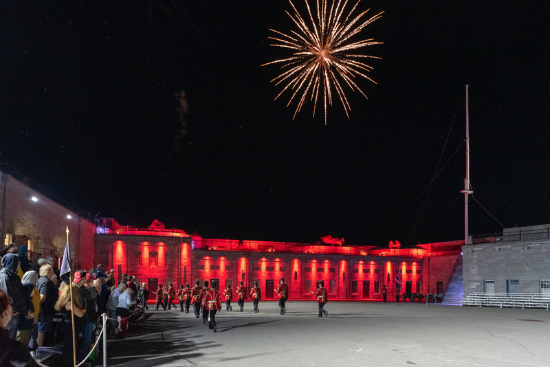 Illustration for article titled Selected Pictures from the Fort Henry Sunset Ceremony 2019 Finale